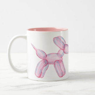Balloon Dog Mug Tweekleurige Koffiemok