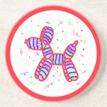 Balloon Dog Party Onderzetters