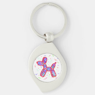 Balloon Dog Party Sleutelhanger
