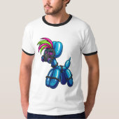 Balloon Dog  Ringer T-Shirt (Voorkant)