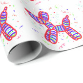 Balloon Dogs Party Cadeaupapier (Rol Hoek)