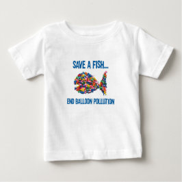 BALLOON FISH T SHIRT FOR BABY OR TODDLER