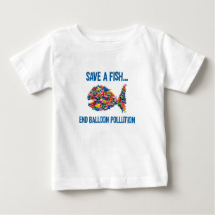 BALLOON FISH T SHIRT FOR BABY OR TODDLER