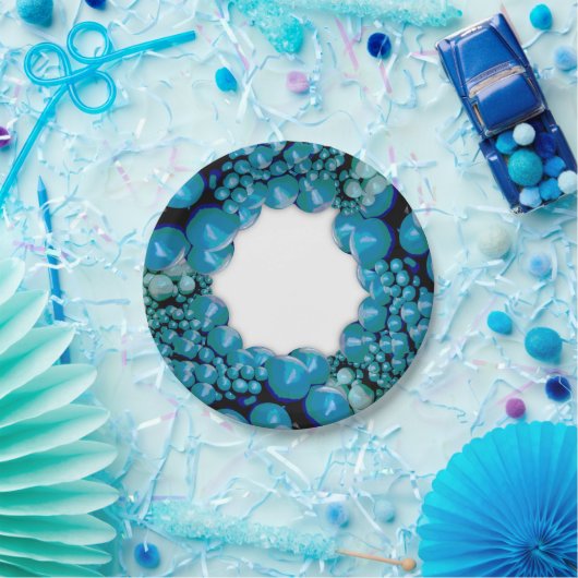 BALLOON GARLAND ARCH GROEN FOTOPAPIER BORDEN PAPIEREN BORDJE (Feest)