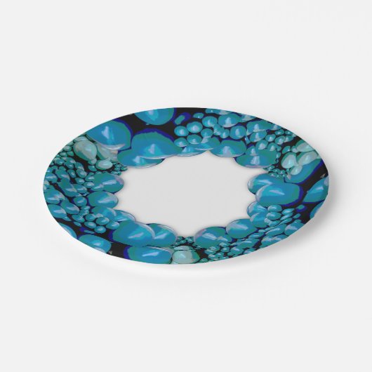 BALLOON GARLAND ARCH GROEN FOTOPAPIER BORDEN PAPIEREN BORDJE (Gekanteld)