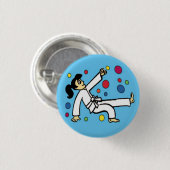 Balloon Girl Button (Voorkant /achterkant)