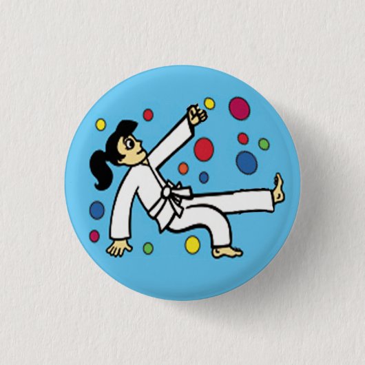 Balloon Girl Button (Voorkant)