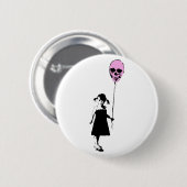 Balloon Girl Ronde Button 5,7 Cm (Voorkant /achterkant)
