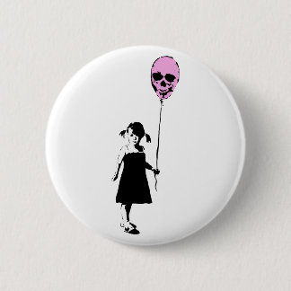 Balloon Girl Ronde Button 5,7 Cm