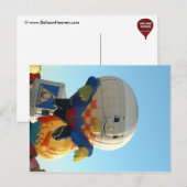 Balloon Humpty Dumpty Briefkaart (Voorkant / Achterkant)