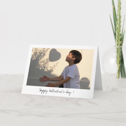 BALLOON KIND Valentijn of Moederdag Kaart (Voorkant)