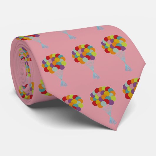 Balloon Mannen Necktie Stropdas (Opgerold)