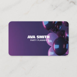 🎈 | Balloon Party Aangepaste QR Visitekaartje