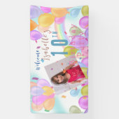 Balloon Pastel Photo Banner (Verticaal)