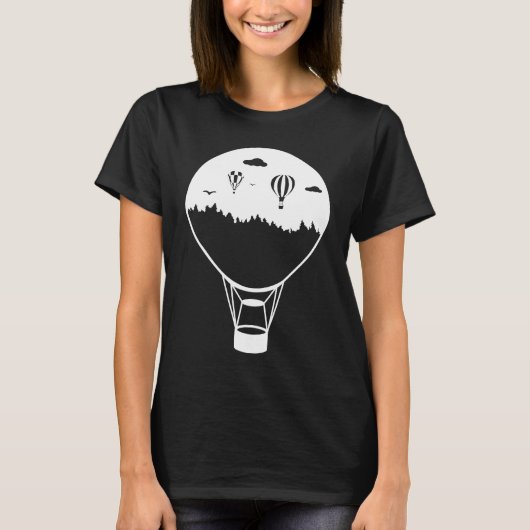 Balloon Ride Gas Balloon Hot Air Balloon Ride T-shirt (Voorkant)