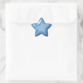 Balloon Star Blue Sticker (Tas)