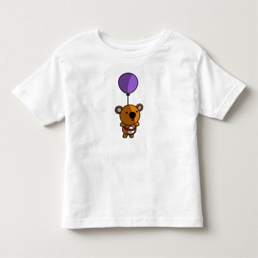 Balloon Teddy Bear Kinder Shirts (Voorkant)