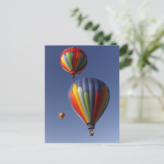 Balloon Trio Briefkaart (Staand voorkant)