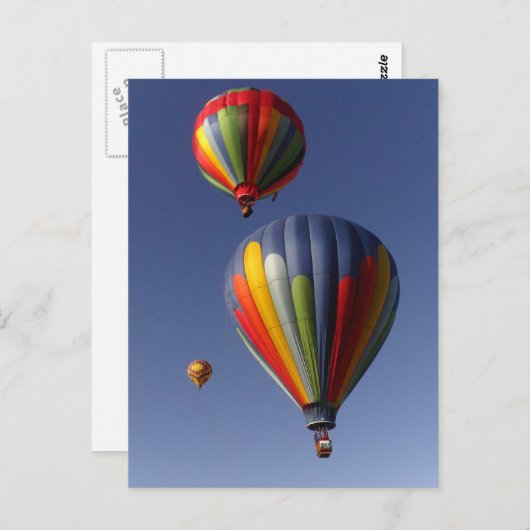 Balloon Trio Briefkaart (Voorkant / Achterkant)