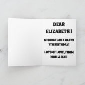 BALLOON-verjaardagskaart voor kinderen Kaart (Binnen)