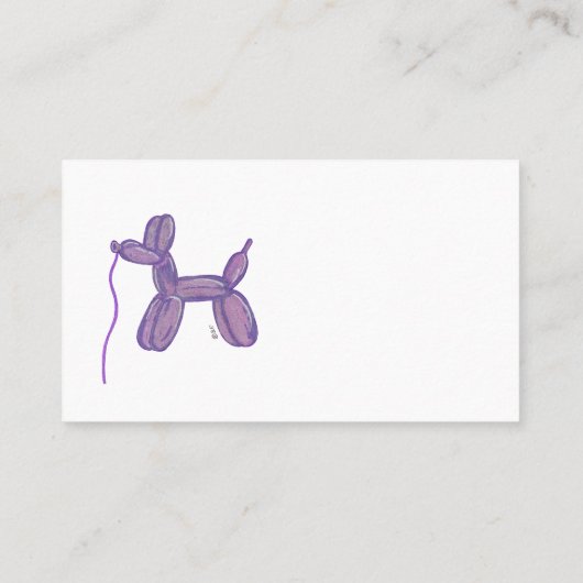 BALLOON VISITEKAARTJE (Achterkant)