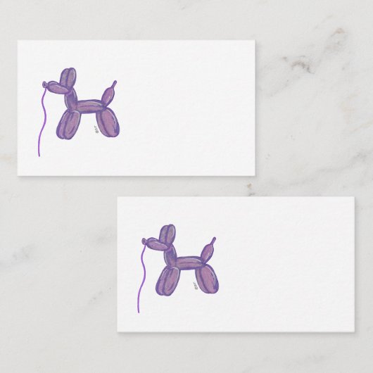 BALLOON VISITEKAARTJE (Voorkant / Achterkant)