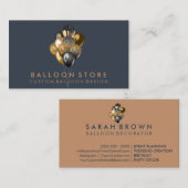 Balloondecoratie Boho rustiek Visitekaartje (Voorkant / Achterkant)