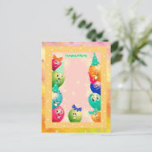 ballooned-up briefkaart (Staand voorkant)