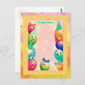 ballooned-up briefkaart (Voorkant / Achterkant)