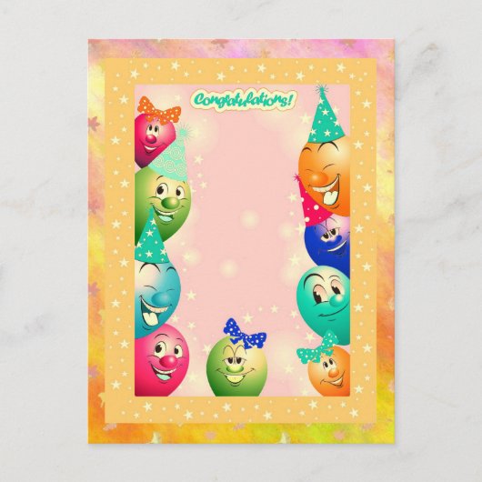 ballooned-up briefkaart (Voorkant)