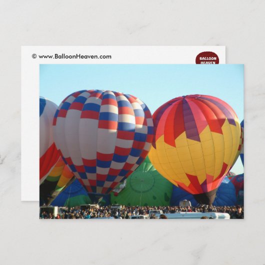 Balloonfiesta Briefkaart (Voorkant / Achterkant)