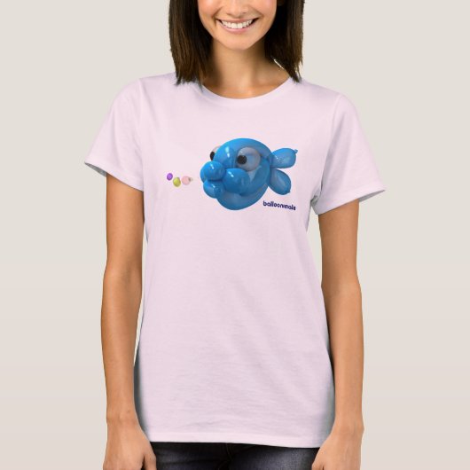 Balloonimals blaast de vis. t-shirt (Voorkant)