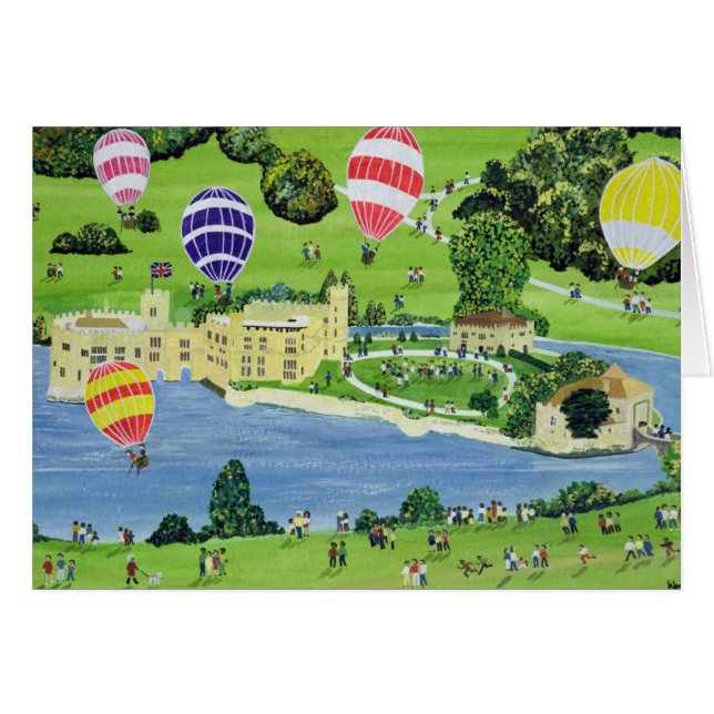 Ballooning bij het kasteel van Leeds (Voorkant Horizontaal)