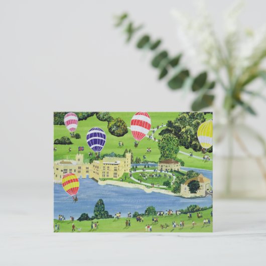Ballooning bij het kasteel van Leeds Briefkaart (Staand voorkant)