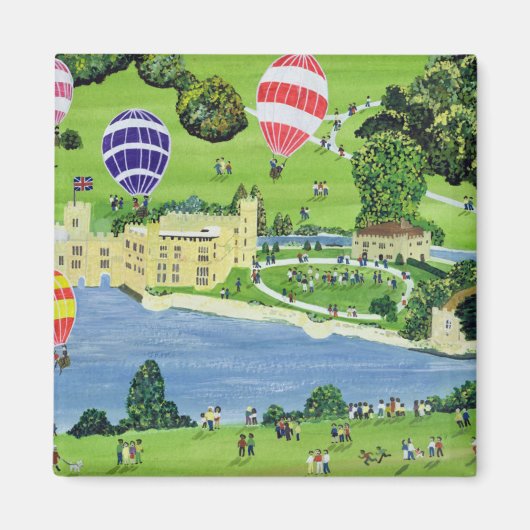 Ballooning bij het kasteel van Leeds Magneet (Voorkant)