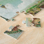 Ballooning boven Illustratie kunstschildering Pari Legpuzzel (Zijkant)