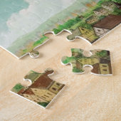 Ballooning boven Illustratie kunstschildering Pari Legpuzzel (Zijkant)