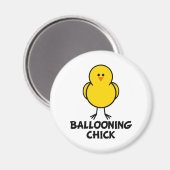 Ballooning Chick Magneet (Voorkant / Achterkant)