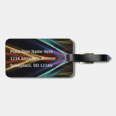 Ballooning Colorful, Artistic design with Balloon Bagagelabel (Achterkant horizontaal)