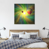 Ballooning in Fantasy Vortex Wrapped Canvas Afdruk (Insitu (Slaapkamer))
