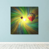 Ballooning in Fantasy Vortex Wrapped Canvas Afdruk (Insitu (Houten vloer))