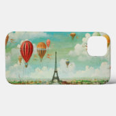 Ballooning over de  kunst van Parijs Case-Mate iPhone Case (Achterkant (horizontaal))