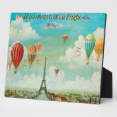 Ballooning over kunstreizen in Parijs Fotoplaat (Zijkant)