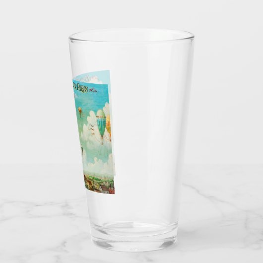 Ballooning over kunstreizen in Parijs Glas (Links)