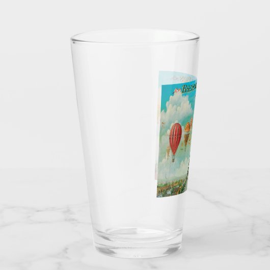 Ballooning over kunstreizen in Parijs Glas (Rechts)