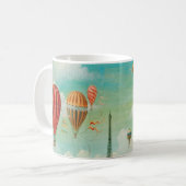 Ballooning over kunstreizen in Parijs Koffiemok (Voorkant links)