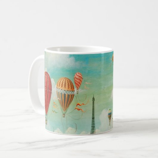 Ballooning over kunstreizen in Parijs Koffiemok (Voorkant links)