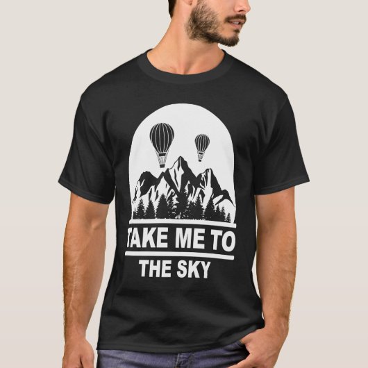 Balloonist hot air balloon ride gas balloon t-shirt (Voorkant)