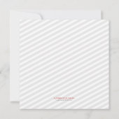 Balloons 25th Silver Wedding Jubileum Party Kaart (Achterkant)