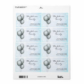 Balloons Adres Etiket (Full Sheet)